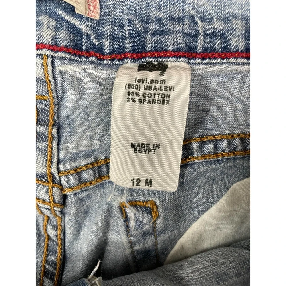 VTG Levis 550 Jeans Womens 12M 30X31 Blue Medium Wash‎ Denim Relaxed Boot Cut